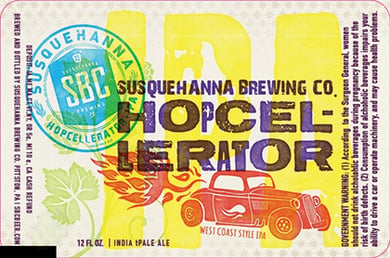 Susquehanna Brewing – Hopcel-lerator IPA Coming To Bottles
