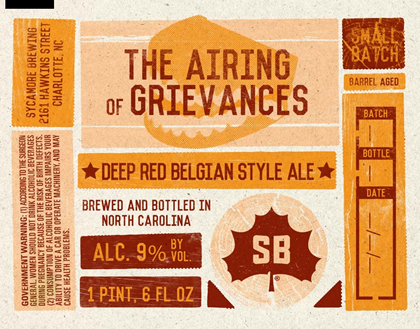 Sycamore Brewing – The Airing Of Grievances