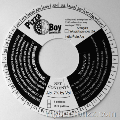 Pizza Boy – Arooga’s Wingstinguisher IPA & Double Wingstinguisher IPA