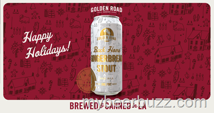 Golden Road Releases Back Home Gingerbread Stout Cans