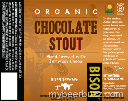 Bison Brewing – Organic Chocolate Stout