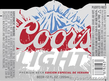 Coors Light – Puerto Rico Bottle Packaging