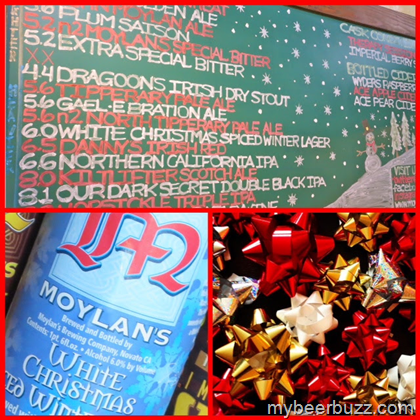 Moylans White Christmas Spiced Lager Available Now