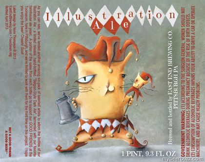 East End Brewing – Illustration Ale Labels Nora Thompson & Sarah Miller