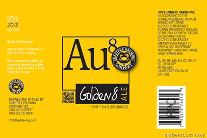 Crabtree Brewing – Au8 Golden 8 Ale