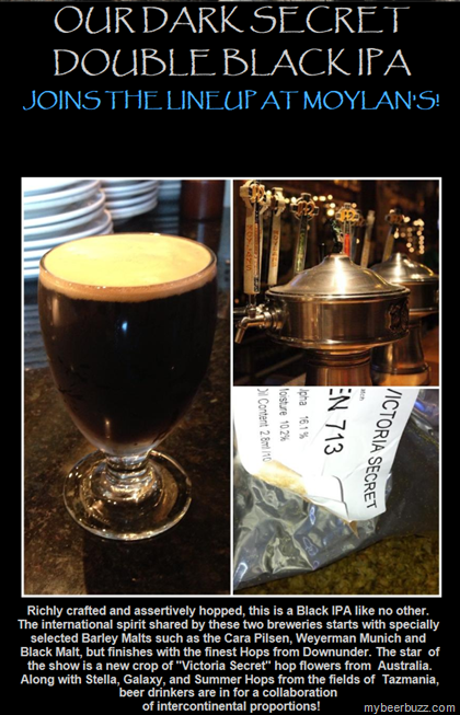 Dark Secret Double Black IPA Joins Moylan’s Lineup