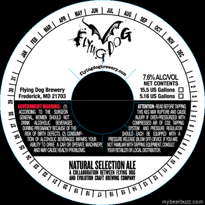 Flying Dog / Evolution Craft Brewing – Natural Selection Ale
