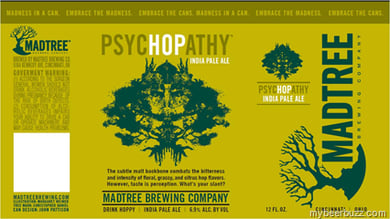 Madtree Brewing – PsycHOPathy IPA 12oz Cans
