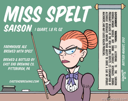 East End “Miss Spelt” Saison Coming In Oct
