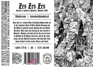 3 Floyds / Brouwerij De Molen – Zes Zes Zes Saison