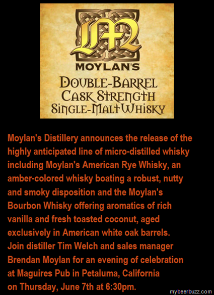 Moylan’s Double-Barrel Cask Strength Single Malt Whiskey Coming 6/7