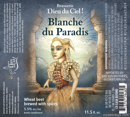 Brasserie Dieu du Ciel !–Blanche du Paradis