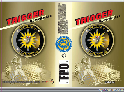 Crabtree Trigger Blonde Ale (Trinidad Triggers & Mobile Canning) 16oz Cans