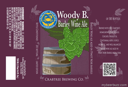 Crabtree Brewing Woody B. Barley Wine Ale