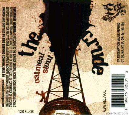 Erie Brewing – The Crude Oatmeal Stout