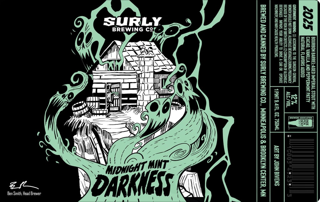 2025 Surly Midnight Mint Darkness 750ml Bottles