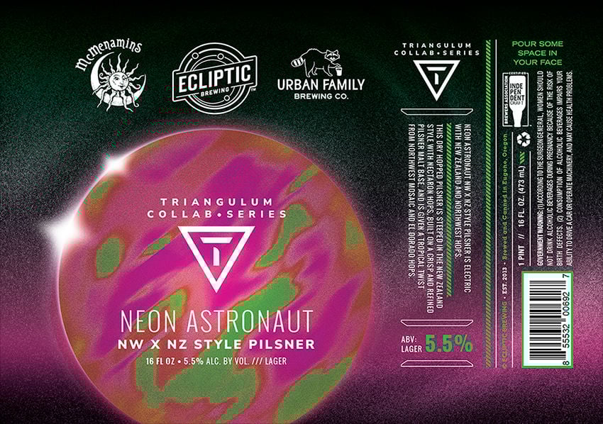 2026 Ecliptic Neon Astronaut 16-oz Cans