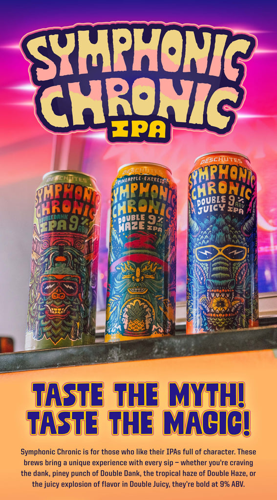 Deschutes Releasing Symphonic Chronic Cans