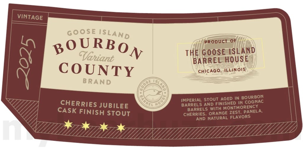 Your First Peek: 2025 Goose Island Bourbon County Brand Stout Variants Revealed / 10-oz Bottles
