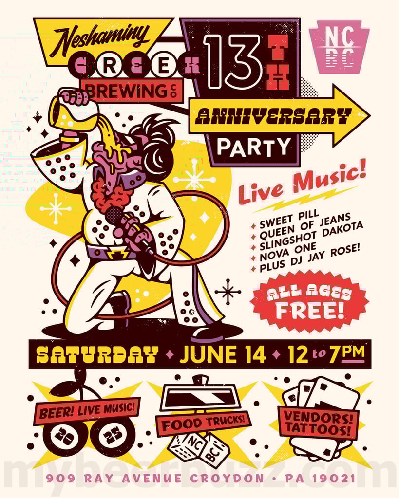 Lucky 13! Neshaminy Creek Throws Free Concert & Party to Celebrate Anniversary – June 14