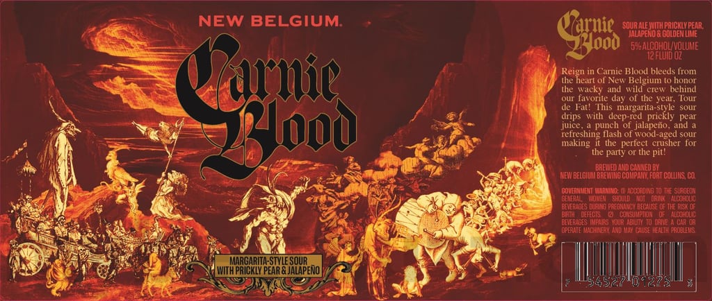 New Belgium Carnie Blood Returning For 2025 In 12oz Cans