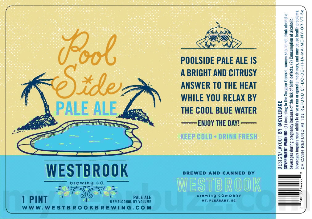 Westbrook Brewing Adding Pool Side Pale Ale Cans