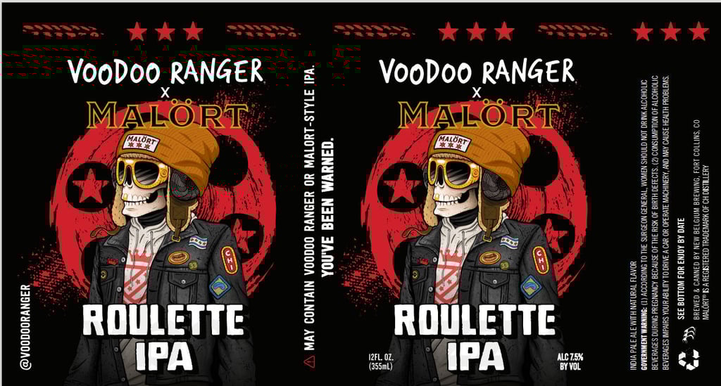 New Belgium Voodoo Ranger & Jepson’s Malört Team Up For Roulette IPA