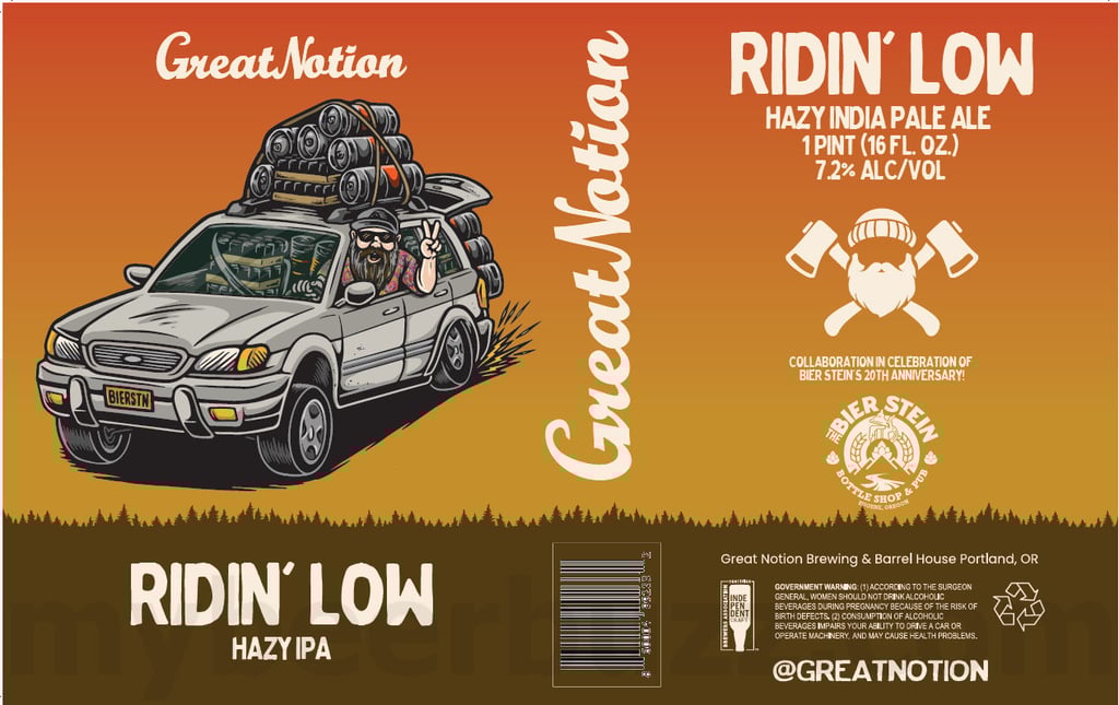 Great Notion & Bier Stein Team Up For Ridin’ Low Cans