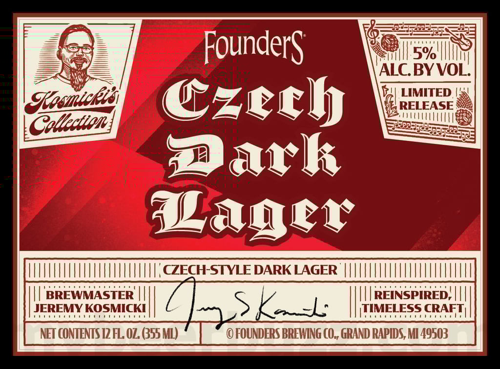 Founders Czech Dark Lager Coming To Kosmicki’s Collection