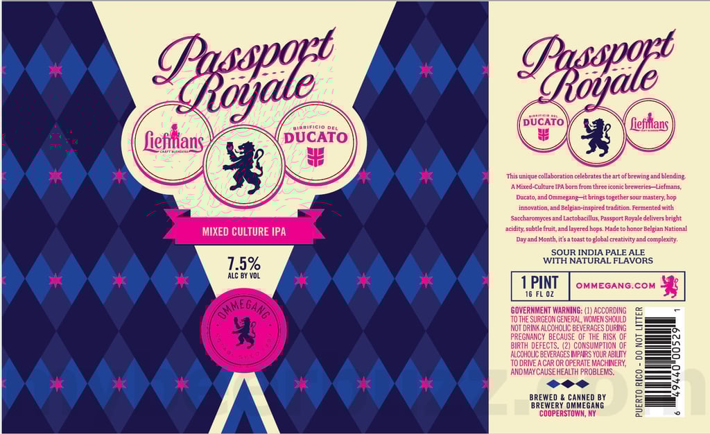 Brewery Ommegang, Liefmans & Birrificio Del Ducato Collaborate On Passport Royale