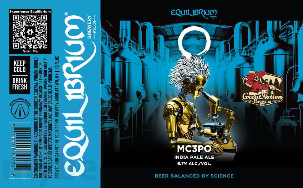 Equilibrium Brewery & Great Notion Team Up For MC3PO IPA
