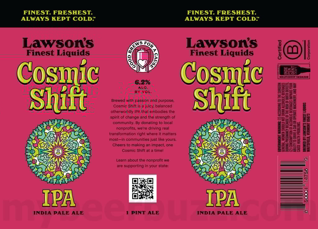 Lawson’s Finest Liquids Adding Cosmic Shift