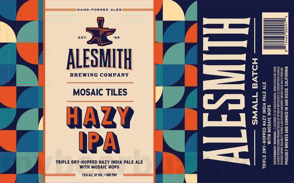 AleSmith Adding Mosaic Tiles Hazy IPA