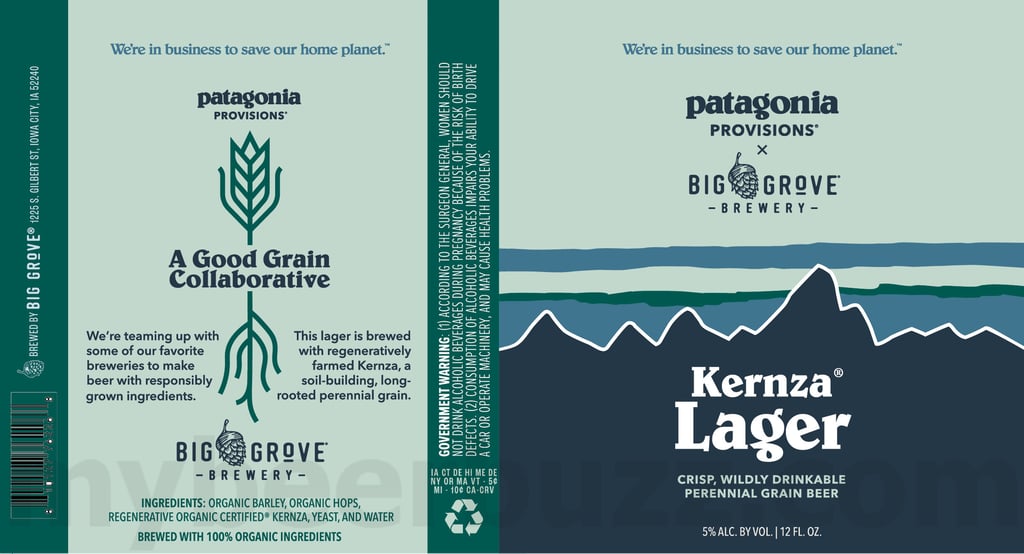 Big Grove Brewery Teaming Up With Patagonia Provisions For Kernza Lager