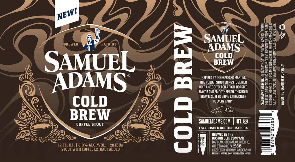Samuel Adams Adding New Cold Brew Coffee Stout Cans