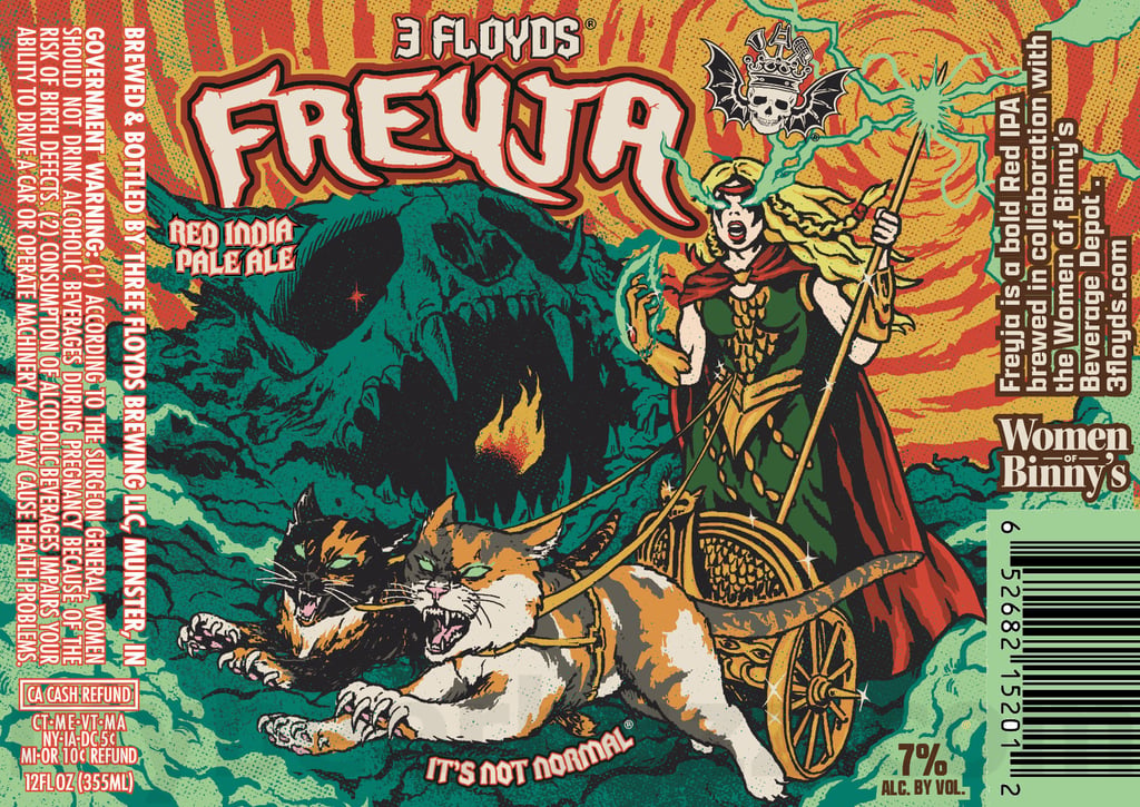3 Floyds Adding Freyja Red IPA Collaboration