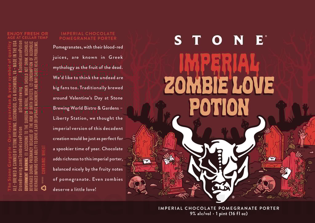 Stone Brewing Adding Imperial Zombie Love Potion Porter Cans