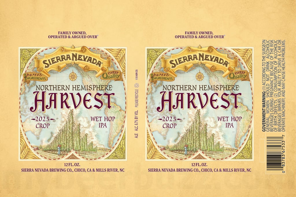 Sierra Nevada Northern Hemisphere Harvest Ale Returning For 2025 In 12oz Cans