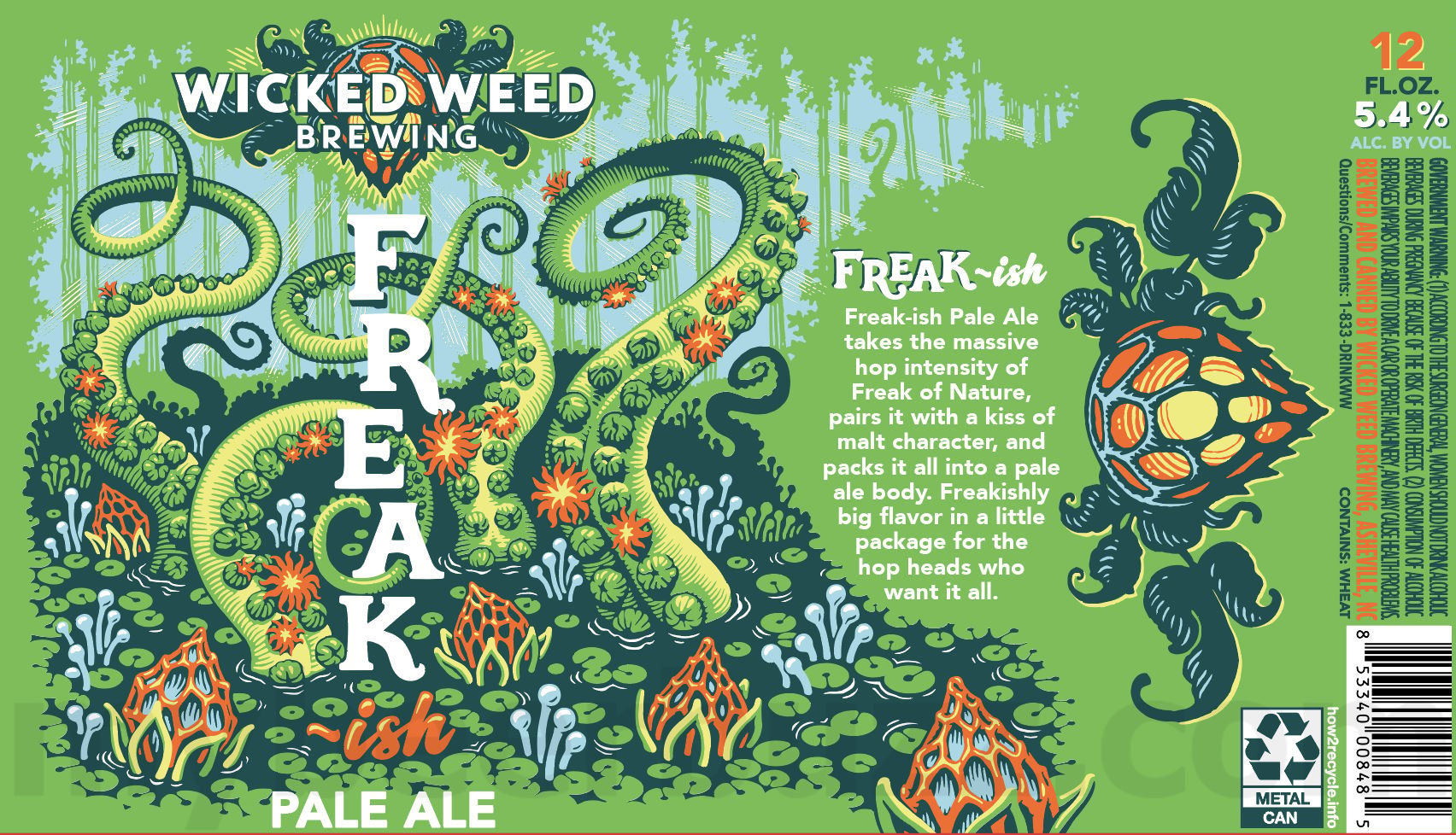 2025 Wicked Weed Freak-Ish 12oz Cans