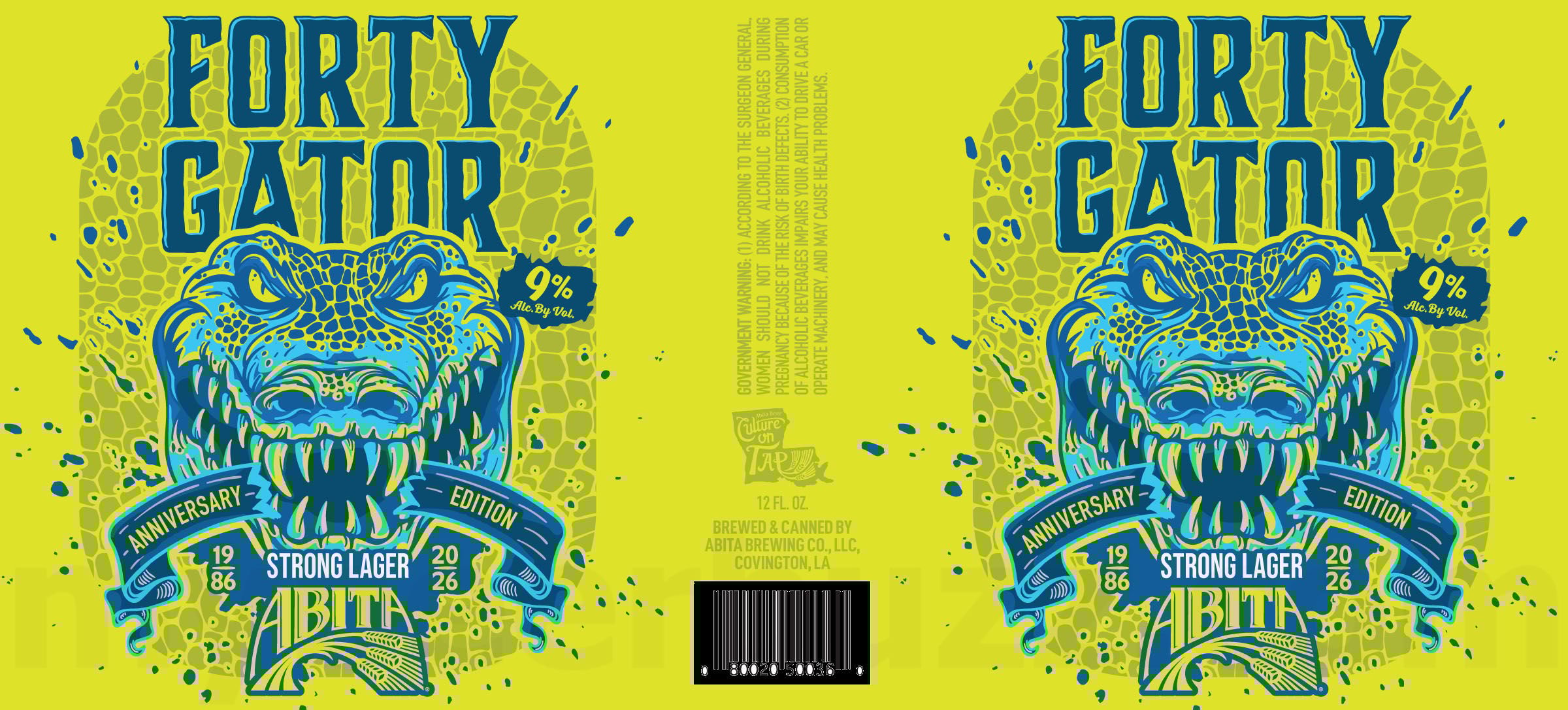 2025 Abita Forty Gator 12-oz Cans
