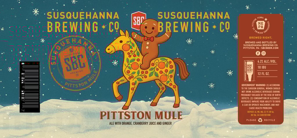 2025 Susquehanna Brewing Pittston Mule 12-oz Cans