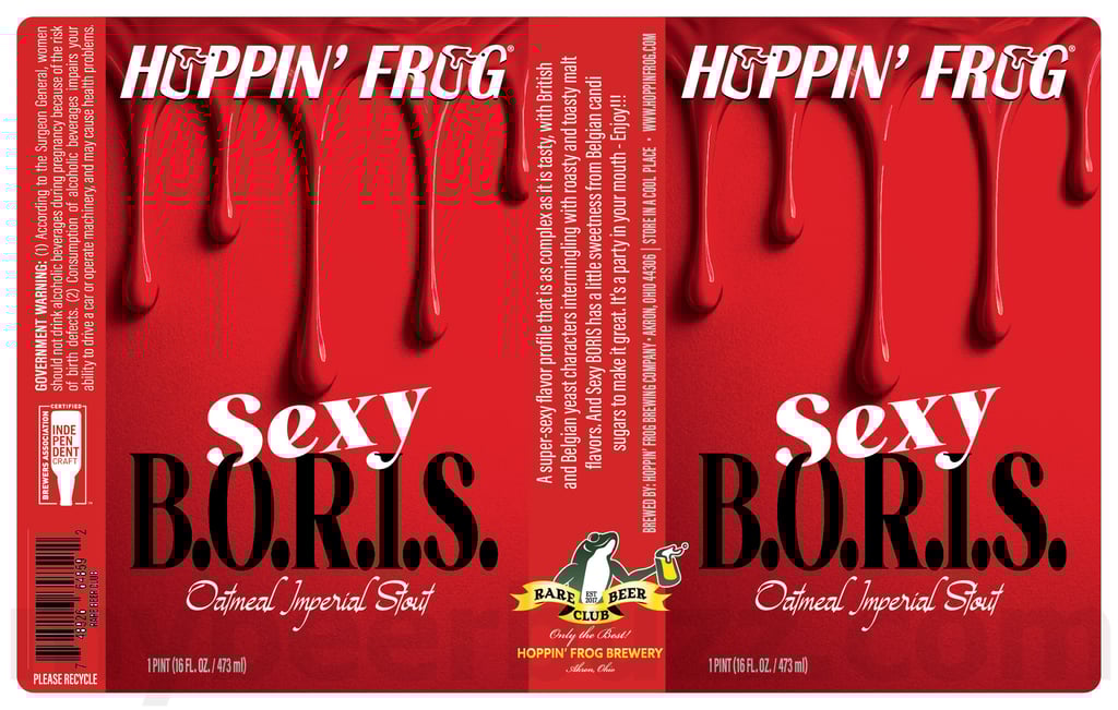 Hoppin’ Frog & The Rare Beer Club Team Up For Sexy B.O.R.I.S.