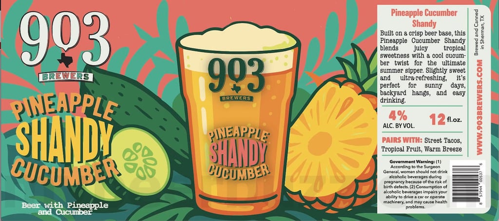 903 Brewers Adding Pineapple Cucumber Shandy Cans