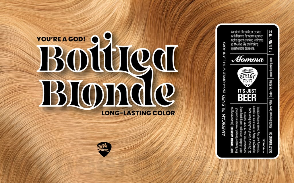 Momma x Ocelot Brewing Go Bottled Blonde for the Summer