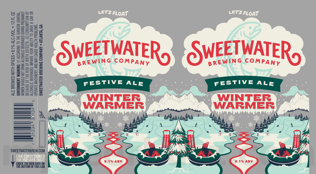 SweetWater Updating Festive Ale Winter Warmer Cans