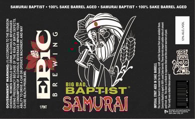 Epic Brewing Adding Big Bad Baptist Samurai & Big Bad Baptist Lucha Libre Cans