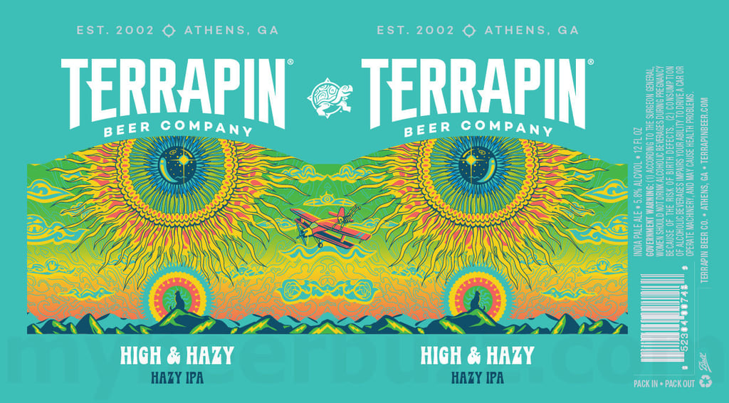 Terrapin Beer Updating High & Hazy,  Cerveza, Depth Perception, RecreationAle, Coastal Daydream, Hopsecutioner & Imperial Hopsecutioner