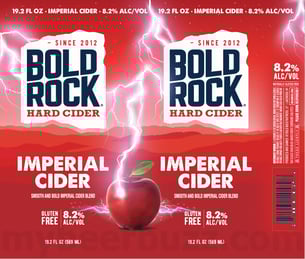 Bold Rock Adding Imperial Cider, Imperial Lemon Lime & Imperial Berry 19.2oz Cans