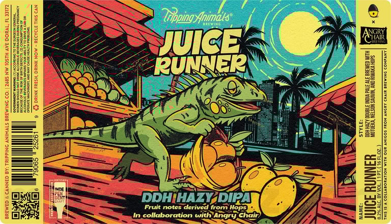 2025 Tripping Animals Juice Runner 16oz Cans