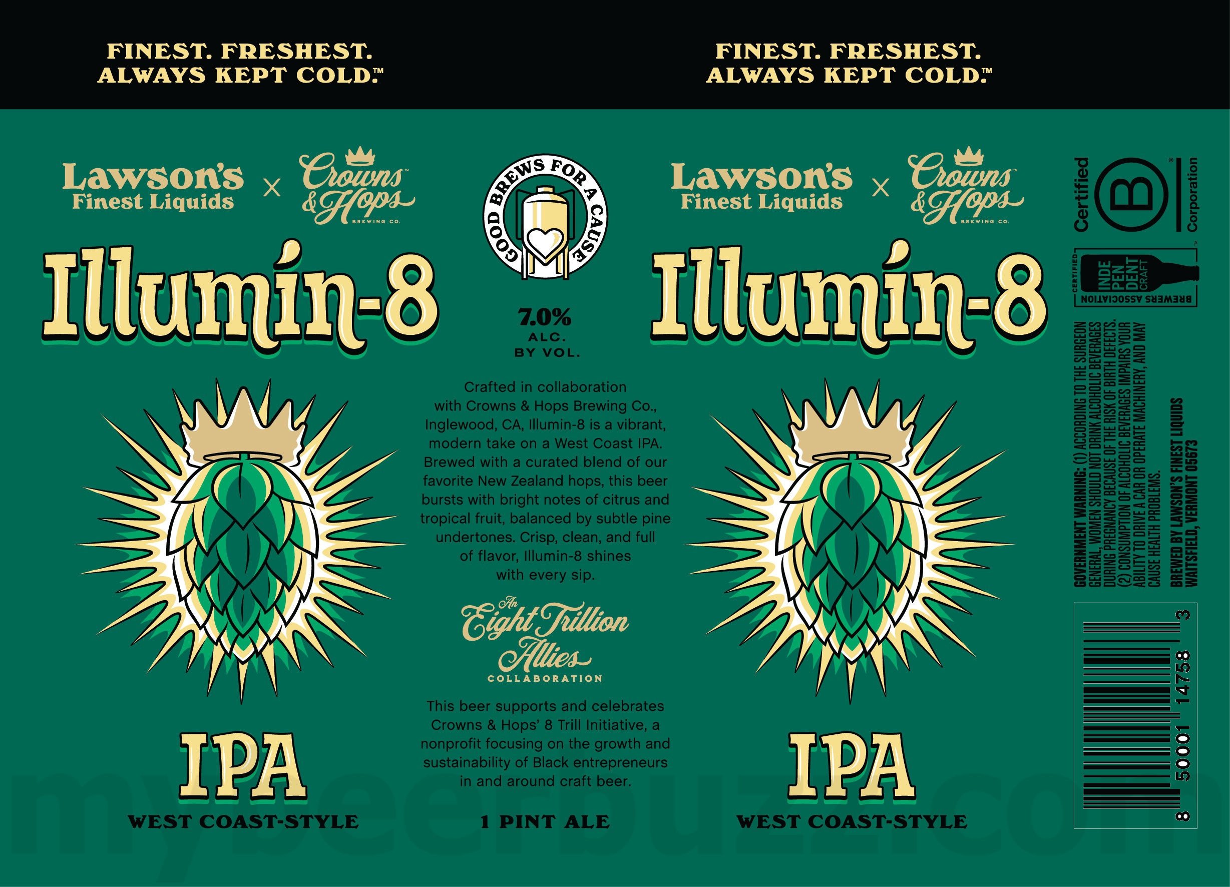 2025 Lawson's FInest Illumin-8 16oz Cans